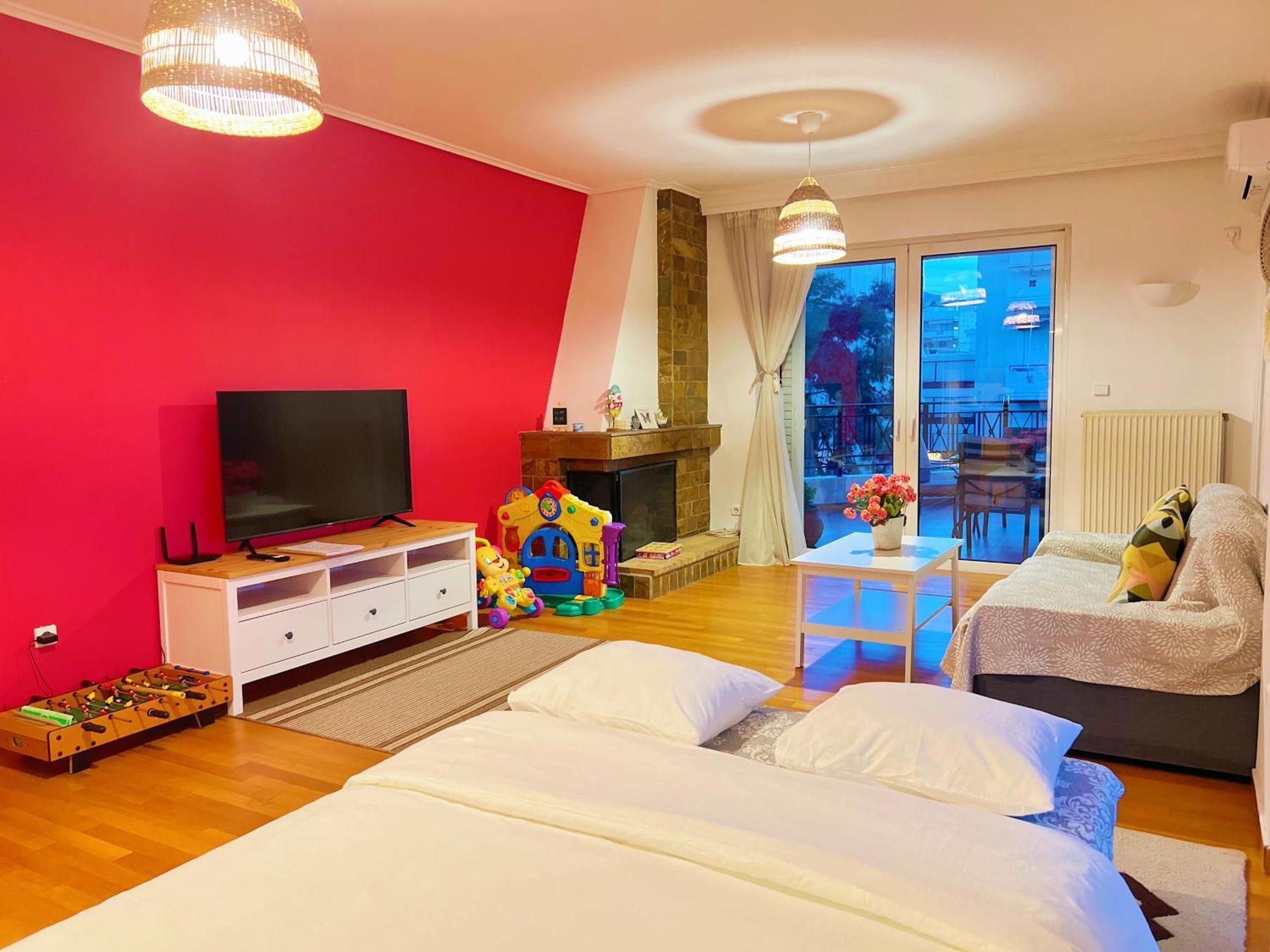 Cozy Fairytal Garden Apartment, Family Friendly, Free Parking, 15 Min To Airport Atenas Exterior foto